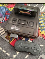Super nintendo transparent black edition NTSC USA + NTSC Japan SNES