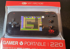 My Arcade Gamer V Portable Gaming System (220 Built-In Retro Style Games RED)