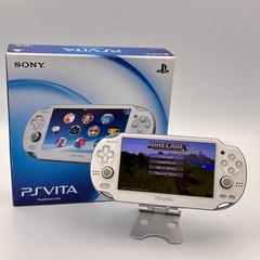 Sony PS Vita PCH-1000 Crystal White Wi-Fi Console Boxed Near Mint JP 876