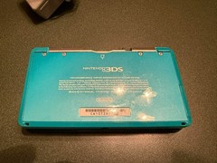 Nintendo 3DS Green Teal Handheld Console w/ Stylus Super Smash Bros 2GB SD