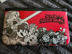 Nintendo 3DS XL Limited Edition Red Super Smash Bros Handheld System