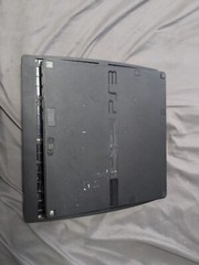Sony PlayStation 3 Slim – Charcoal Black – For Parts – Not Working- NO HDD