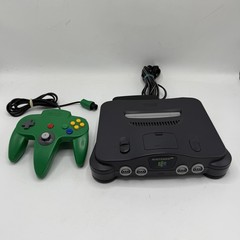 Nintendo 64 N64 Console Tested w/ Expansion Pak Green Controller Bundle