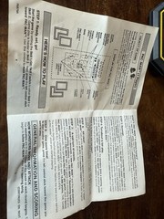 Used 1981 COLECO MIDWAY No. 2390 PAC-MAN Instruction Booklet & Power Cord!
