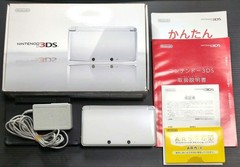 3DS/2DS/DS Outer Box With Accessories Nintendo 3Ds Main Unit Ice White Ope Japan