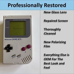 Professionally Restored OEM Original Game Boy DMG-01 Console Handheld