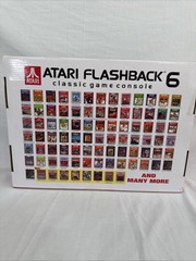Atari Flashback 6 Classic Game Console 100 Built-In Games with Wireless Controls