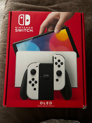 Nintendo Switch OLED Model HEG-001 Handheld Console – 64GB – White
