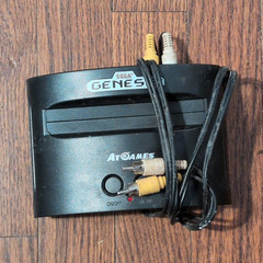 AtGames Sega Genesis Classic Game Console Black Composite RCA 2 Ports NTSC 2014