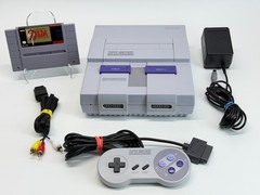 Super Nintendo System Bundle w/Zelda A Link to the Past & Controller *TESTED*