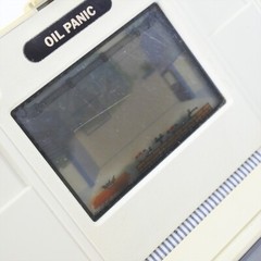 JUNK LCD OIL PANIC Game Watch Handheld Console NO battery cover 1119
