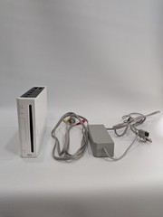 Nintendo Wii Console And Chords (No Sensor Bar) TESTED