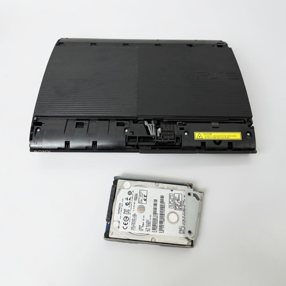 Sony PS3 Super Slim 160GB Parts Only Black Console CECH-4201A Not Working