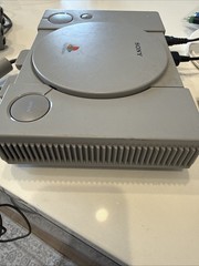 PlayStation 1 SCPH-7501 Console & Controllers. Works. Has Some Cosmetic Defects.