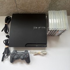 Sony PlayStation 3 PS3 Slim Console 160GB (3001A) w/ Controller & 8 Games Tested