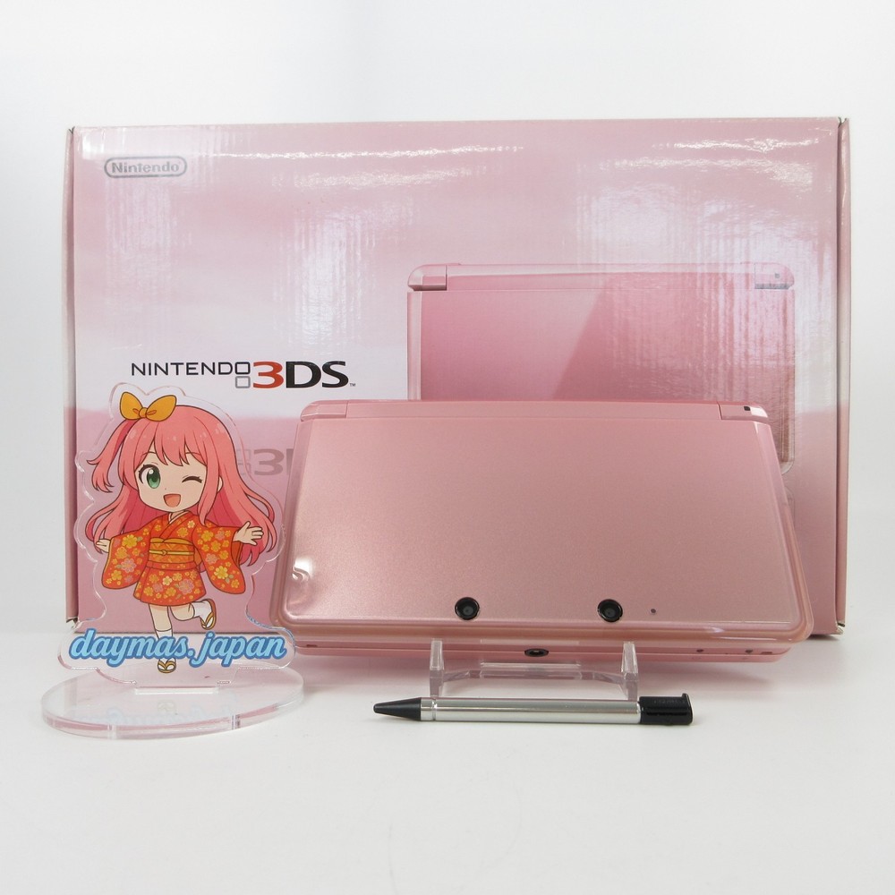 【Near Mint】Nintendo 3DS Misty Pink Console Japanese Edition #DEN08/0601/03