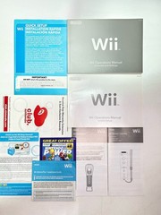 Nintendo Wii RVL-001 Black Console Motion Plus w/ Controllers Nunchuks Cords EUC