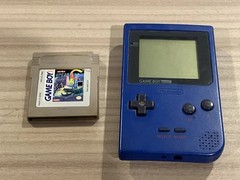 Nintendo Game Boy Pocket Blue Handheld Console System MGB-001 + Operation Contra