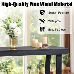 Console Table Entryway for Hallway Behind Couch Sofa for Living Room Foyer