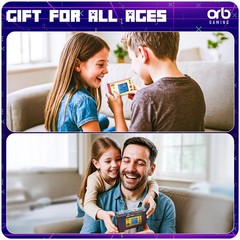 150 In-Built Games 8-Bit Retro Gaming Handheld Console 1.8 Inch LCD Screen