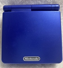 Gameboy Advance SP AGS-001 Cobalt Blue w/Box and Manuals- Tested/Works -Nintendo