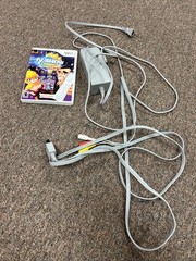 Nintendo Wii RVL-001 White Console + 2 OEM Remote & Nunchuck + 1 Game + Manuals