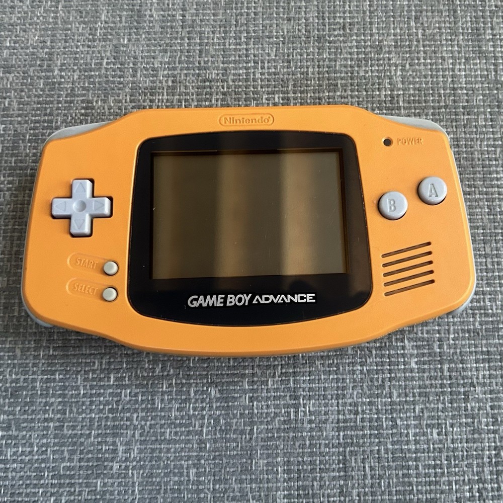 Nintendo Game Boy Advance GBA Console AGB-001 – Spice Orange – GOOD – OEM