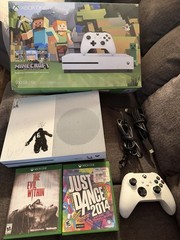Xbox One S 500GB Minecraft Edition Microsoft Console Bundle With Games Boxed