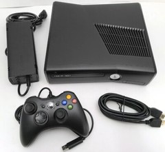 Microsoft XBOX 360 S SLIM Black 4GB Video Game Console System Bundle – Tested