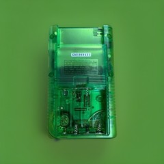 Restored Nintendo Game Boy (Grade A, Clear Green, DMG-01)