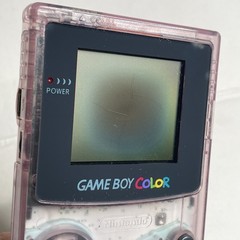 GameBoy Color Clear Atomic Purple Console Nintendo Read Description