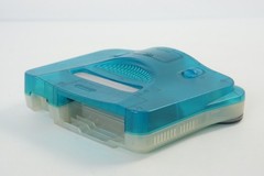 Nintendo 64 Clear Blue Console FREE Shipping NUS-001 Tested System -NTSC-J- 1797