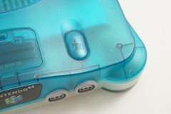 Nintendo 64 Clear Blue Console FREE Shipping NUS-001 Tested System -NTSC-J- 1797