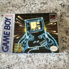 Nintendo Game Boy DMG-01 Clear Handheld Console Bundle w/ Case Manuals Cables