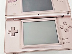 Nintendo DS Lite Console Metallic Rose JUNK 854