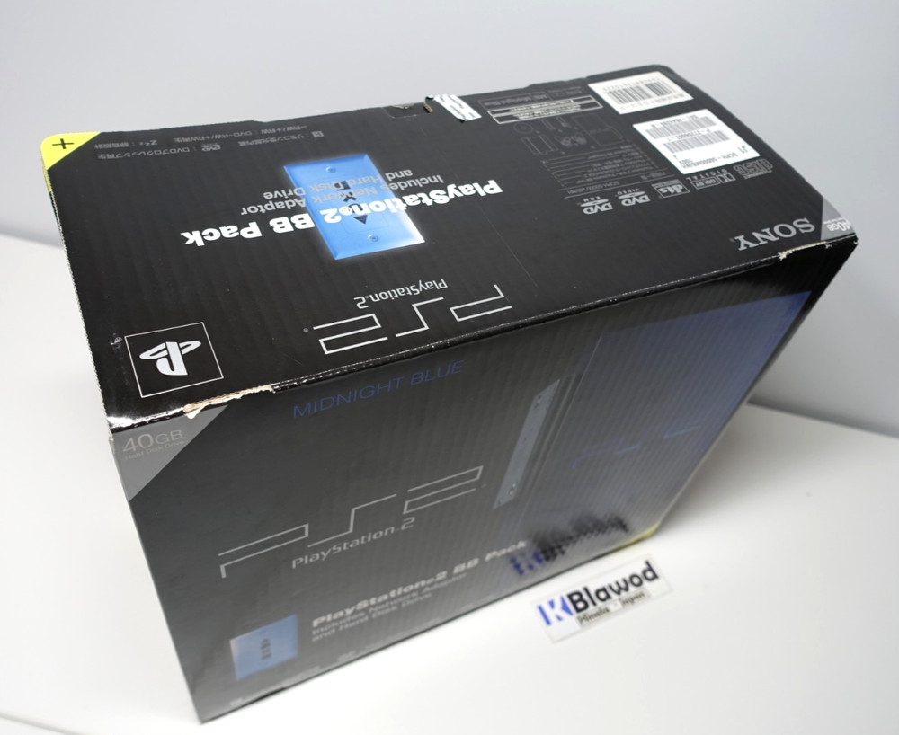 NEW Sony PlayStation 2 PS2 Console Midnight Blue SCPH-50000MB/NH Japan Import