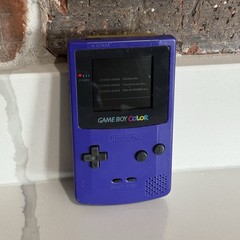 Nintendo Game Boy Color Grape Purple (CGB-001) Tested Working OEM