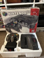 Nintendo 64 Launch Edition Smoke Grey (Black) Console Complete FUNTASTIC N64!