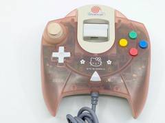 SEGA Dreamcast Hello Kitty Pink HKT-3000 Console w/ Controller & VMU Tested