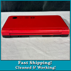 Nintendo DSi XL 25th Anniversary Super Mario Red Handheld UTL-001 Tested W Game!