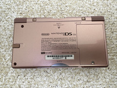 Nintendo DS Lite USG-001 Metallic Rose W/Charger, Stylus & 7 Games Tested/Works