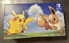 Pikachu & Eevee Edition Switch With Pokéball, Official Guide, & Pokémon Case