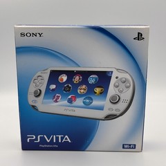 Sony PS Vita PCH-1000 Crystal White Wi-Fi Console Boxed Near Mint JP 876