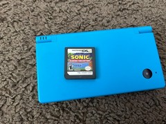 Nintendo DSi Handheld System Blue + Sonic Classic Collection bundle lot console