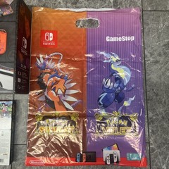 NEW Nintendo Switch OLED Pokémon Scarlet & Violet Edition Console + Games GS Bag