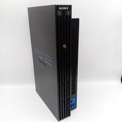 PS2 PlayStation 2 Console Flat Black SCPH-30000 WIth 2 Games Japanese Tested