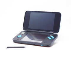 [NEAR MINT] New Nintendo 2DS XL LL Black Turquoise Console Japanese game 001