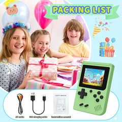 Retro Handheld Games Console Built-In 400 Video Games, Portable Handheld Emulato