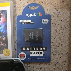 Sony PSP 2001 Black Playstation Console, New Battery, Charger, Monster Hunter.