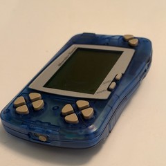 Bandai WonderSwan Console Skeleton Blue, Handheld Game System, Untested Read